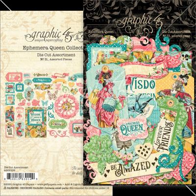 Graphic 45 Ephemera Queen - Die-Cut Assortment